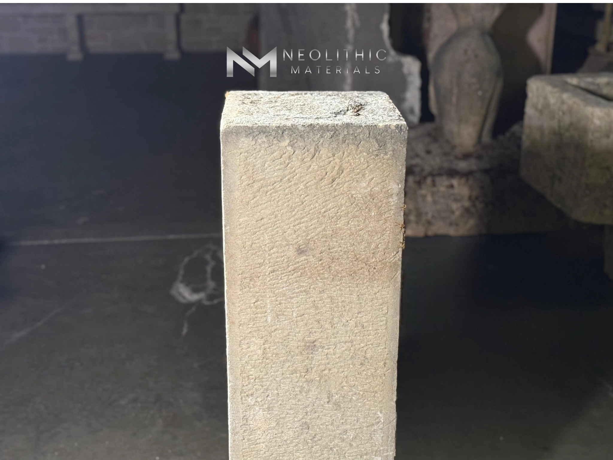 French Antique Limestone Block - Image 6